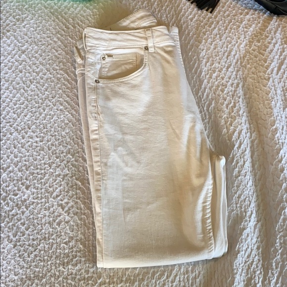White Bershka Skinny Jeans - Picture 1 of 3
